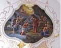 Das Apsisgemälde zeigt die Taufe Jesu durch Johannes