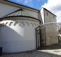 Stadtmauer mit Schießscharten a. d. Spitalkirche