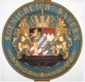 Bayerische Grenztafel, wie sie ab 1837 aufgestellt wurden.